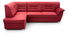 Rohová sedací souprava Janeen (tmavě červená) (L)