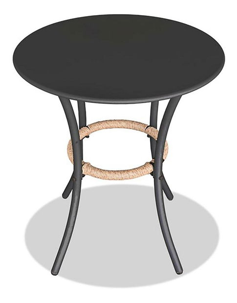 Zahradní set Abril (Přírodní + antracit) (pro 2 osoby)