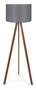 Stojanová lampa Amorekko 1 (šedá + hnědá)