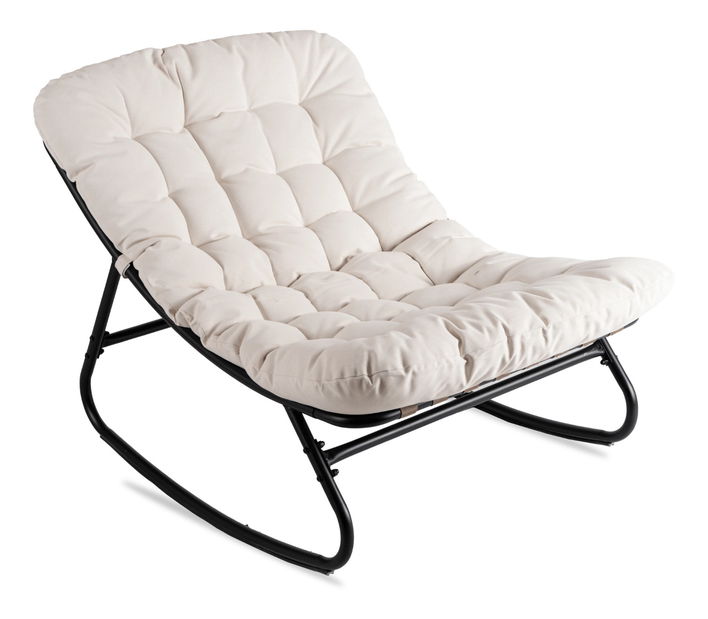 Houpací křeslo Aures (béžová)