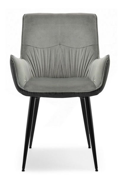 Židle Maurizius (šedá + černá)