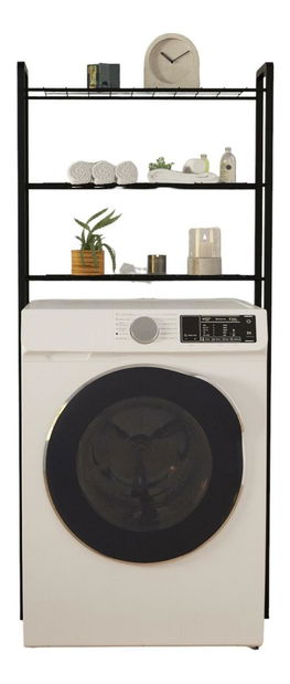 Skříňka na pračku Kodati (černá)