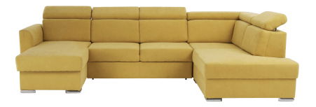 Rohová sedací souprava U Maidstone (žlutá) (P)