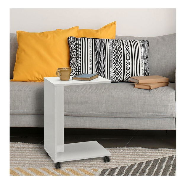 Příruční stolek Soleil (diamantová bílá)