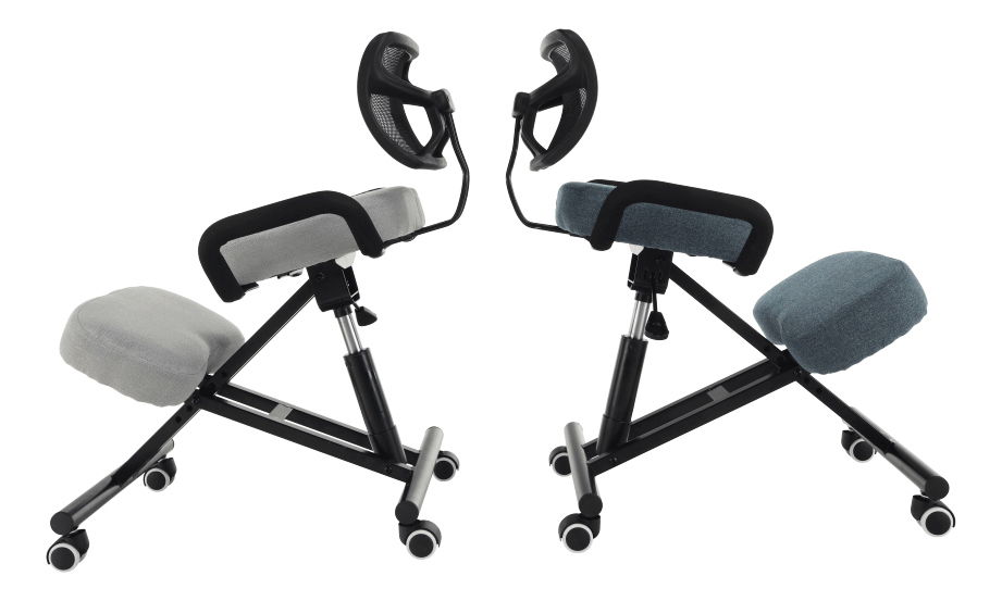 Ergonomické kancelářské křeslo Rumun (šedá + černá)