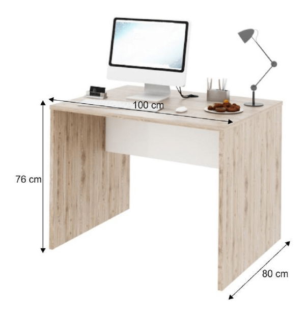 PC stolek Rumia TYP12 (san remo + bílá)