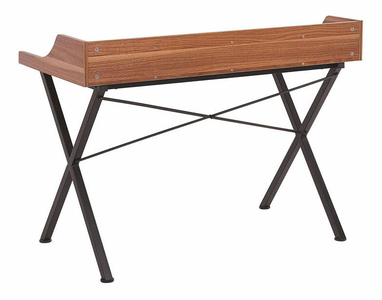 Psací stůl 120x60 cm Gennie (tmavé dřevo)