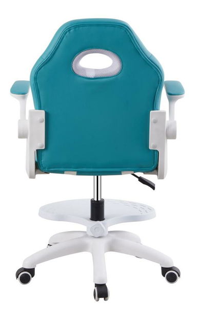 Dětská otočná židle Ramin (modrá + bílá)