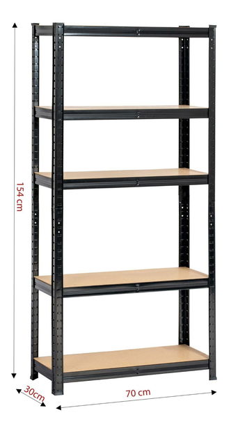 Regál Sustituido 1 (černá)