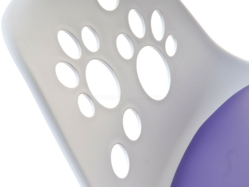 Židle Footy (fialová + chromová)