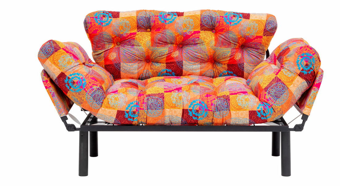 Rozkládací křeslo Nitty (oranžová)