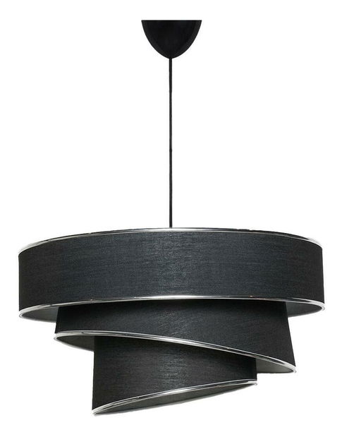 Stropní svítidlo Luxedanto 2 (černá + stříbrná)