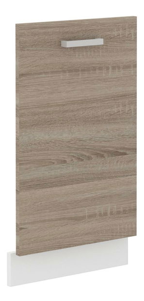 Dvířka na myčku nádobí Domton ZM 713x446 (korpus: bílá + fronta: dub sonoma truflový)