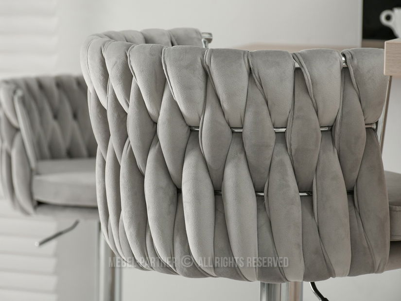 Židle Adel (šedá + chom)