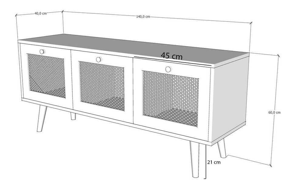 Televizní stolek/stojan Liky 140