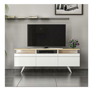 TV stolek/skříňka Vulema 2 (dub + bílá)