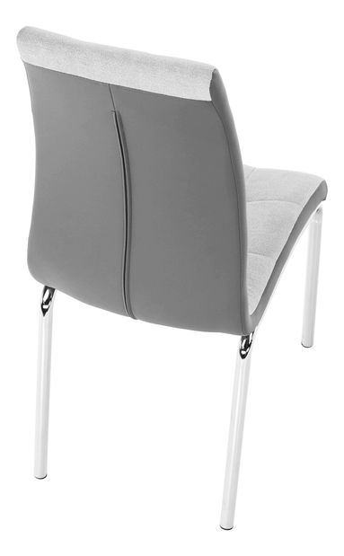 Jídelní židle Gerda new (světlešedá + tmavě šedá)