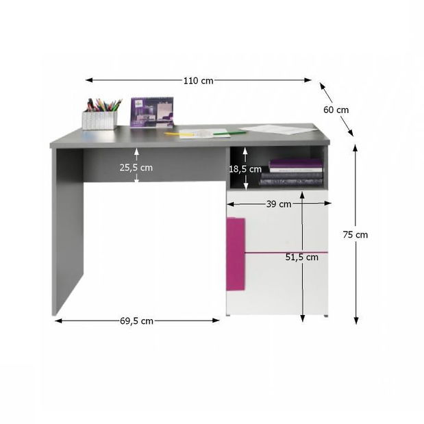 PC stolek Libro Typ 21 LBLT21