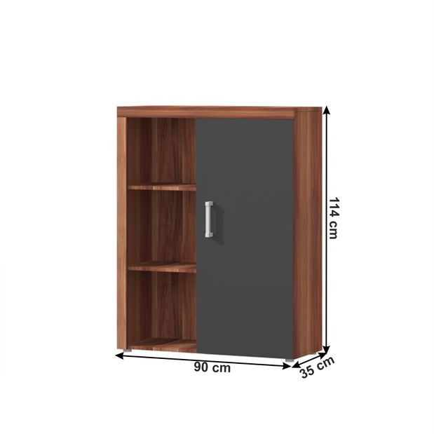 Komoda Chamina 3 (švestka)