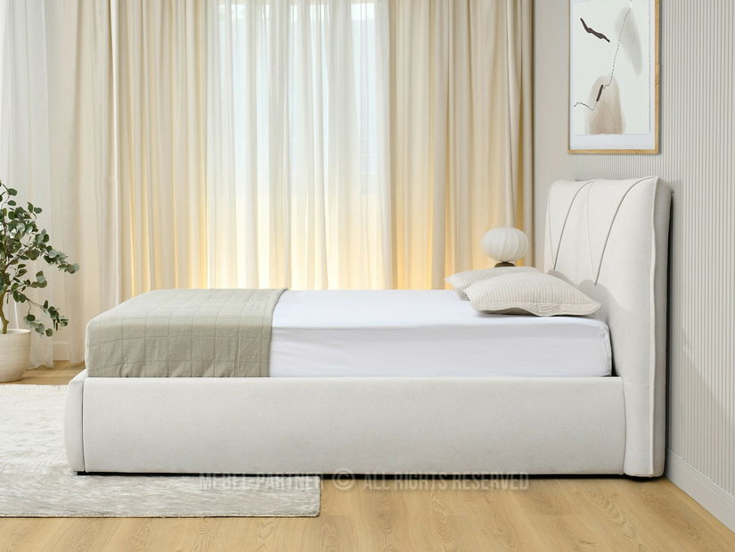 Manželská postel 160 cm Verdadera 160 (krémová)