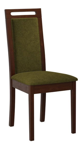 Jídelní židle Hellen VI (ořech + modrošedá)