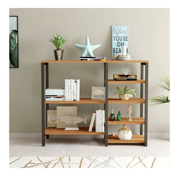 Regál Poside (borovice atlantická + černá)