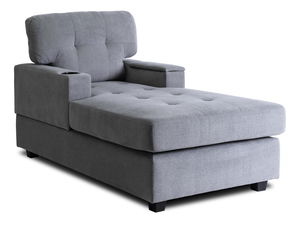 Křeslo Nuevos (světle šedá)