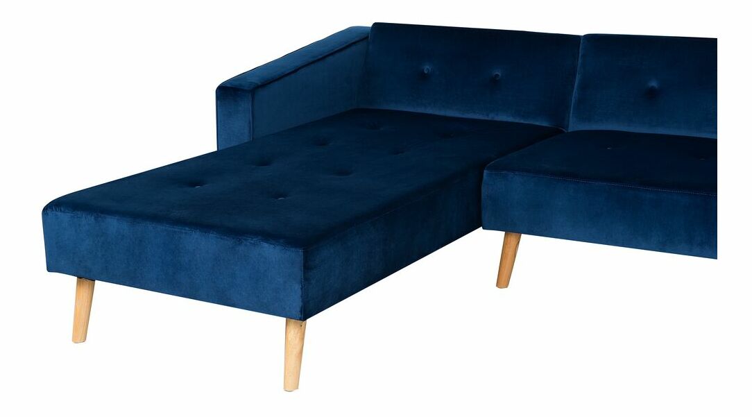 Rohová sedací souprava Vanto (modrá) (L)