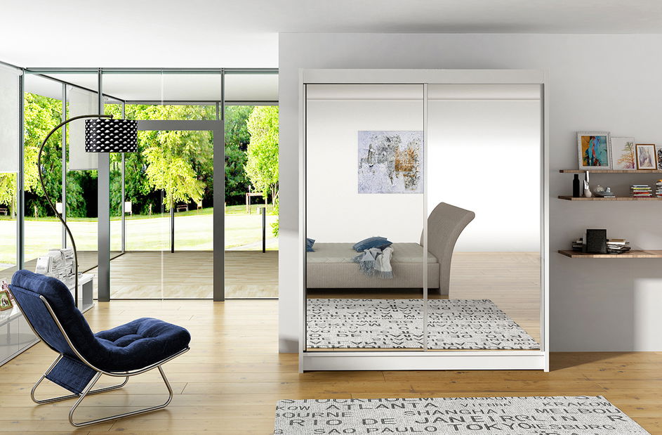 Šatníková skříň Vance 6 (bílá)