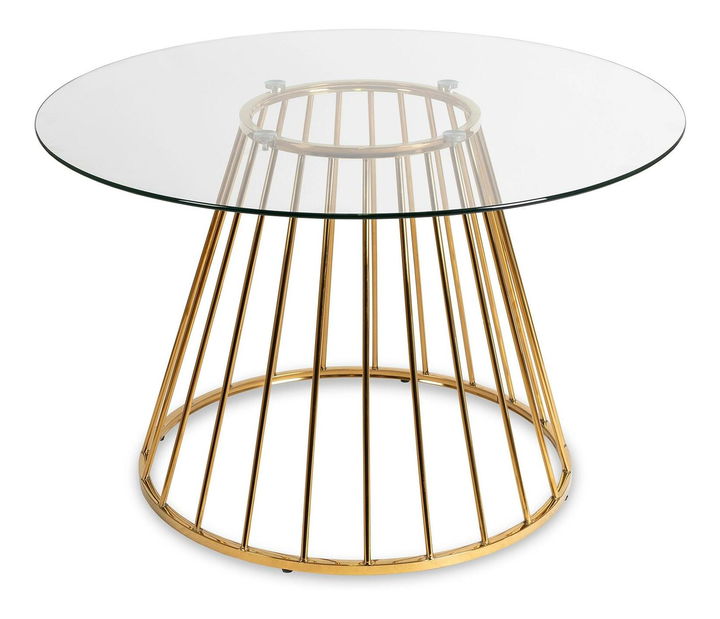 Jídelní stůl Ofendido (zlatá) (pro 4 osoby)