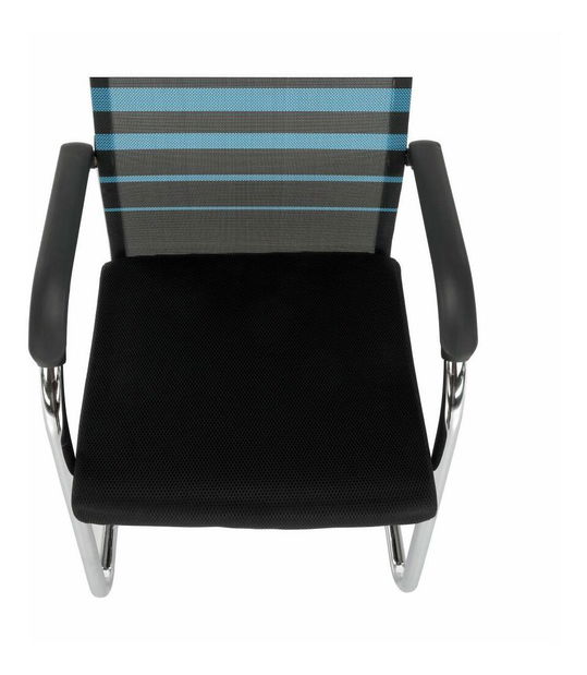 Konferenční židle Ertozinence (modrá + černá)