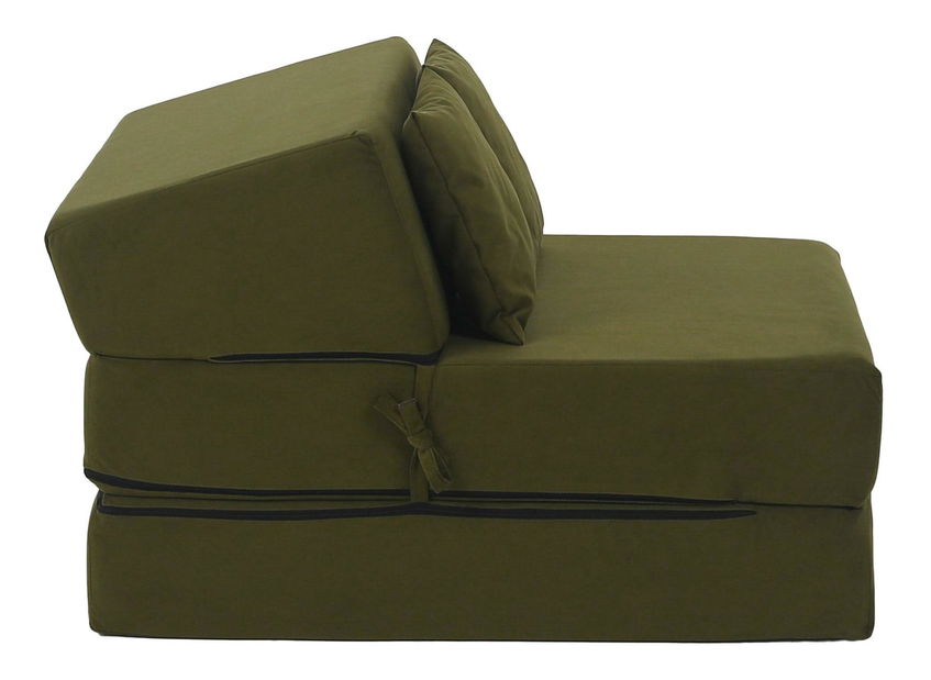 Rozkládací křeslo Plantearan (olivová)