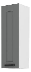 Horní kuchyňská skříňka Lucid 30 G 90 1F (dustgrey + bílá)