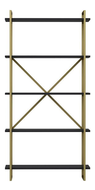 Regál Ladepe 2 (zlatá + antracit)