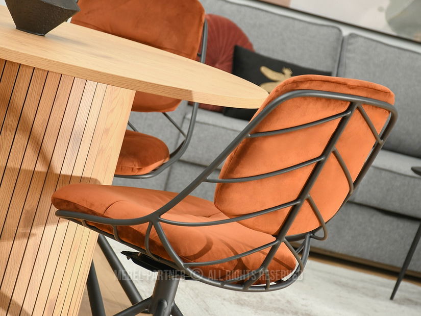 Židle Brooklyn (měděná + černá)