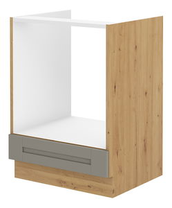 Dolní kuchyňská skříňka na troubu Lucid 60 D GAZ BB (dub artisan + claygrey)