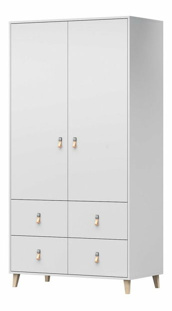 Šatní skříň Figu (bílá)
