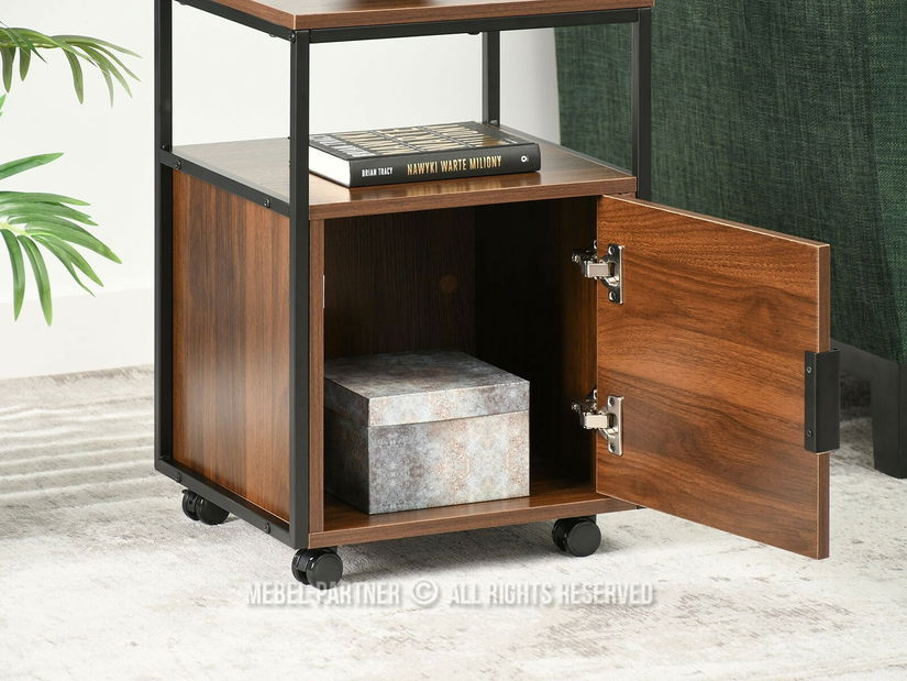 Skříňka Adlo (ořech + černá)