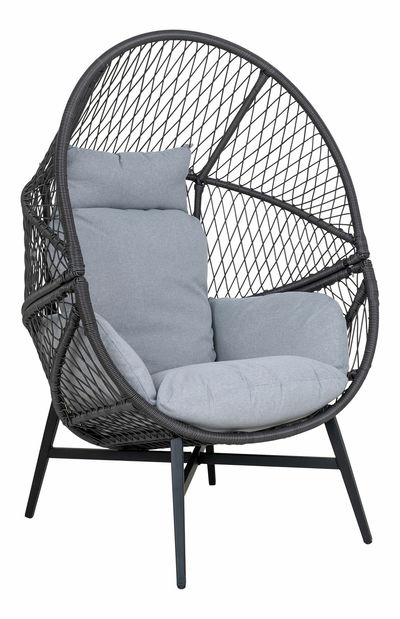 Zahradní křeslo vajičko Rsiriaora (černá)