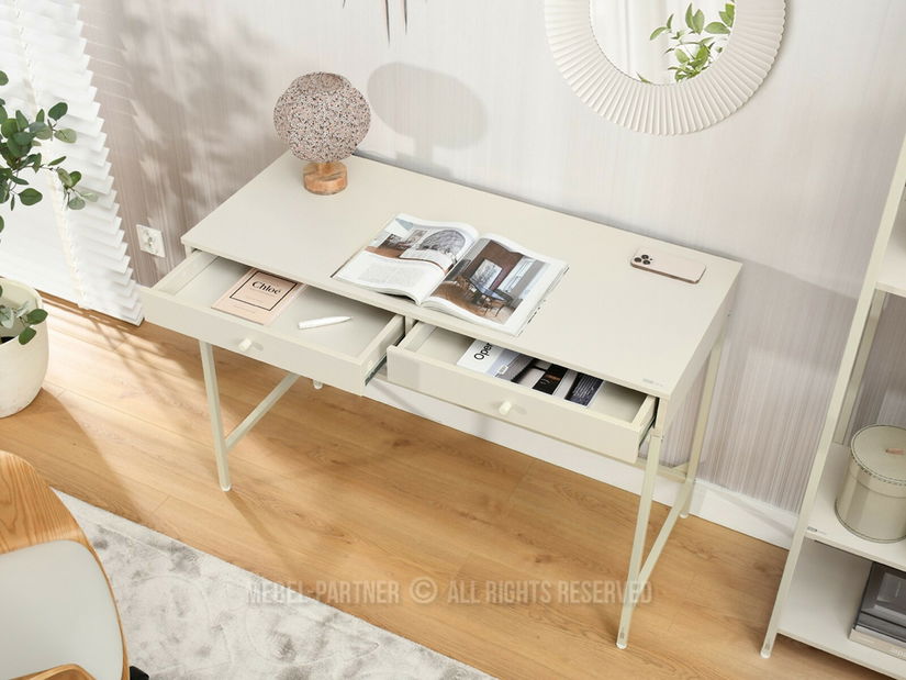 PC stolek Kaplan (krémová)