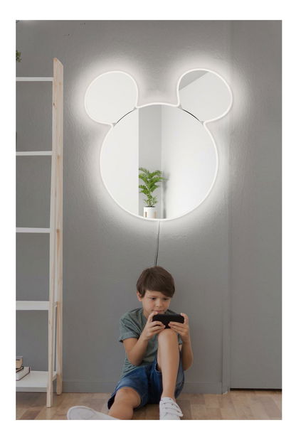 Zrcadlo Bodosu (bílá) (s osvětlením)