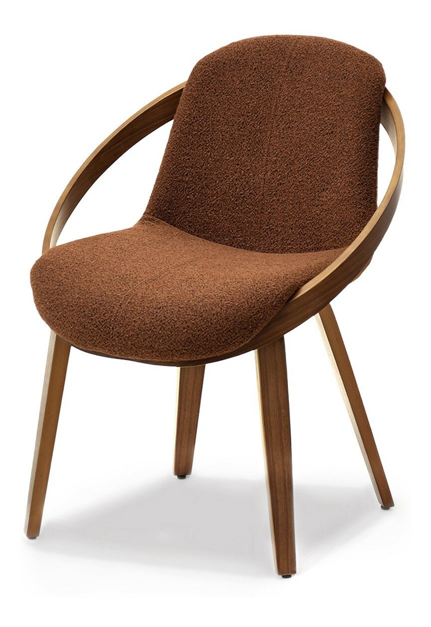 Jídelní židle Lamparas (měděná + ořech)