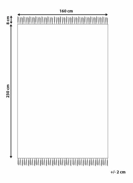 Koberec 160 x 230 cm Sazzy (béžová)