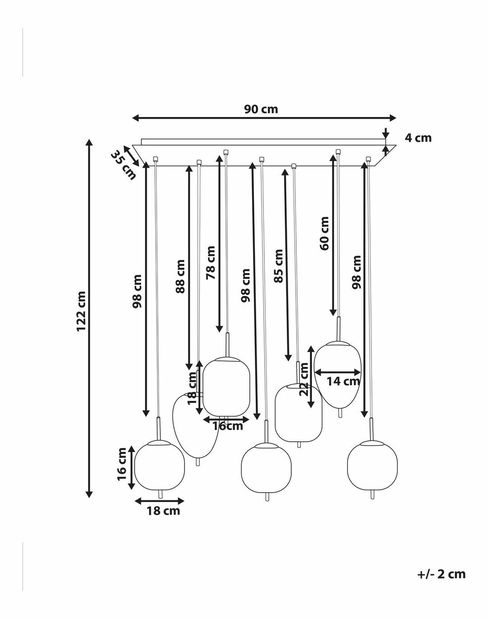 Závěsné svítidlo Tripp (stříbrná)