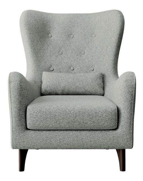 Křeslo Calimero I (světle šedá + wenge)