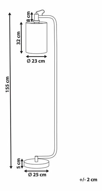 Stojanová lampa Libza (měděná)
