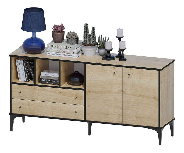 Komoda Aliex 2 (dub safírový)