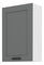 Horní kuchyňská skříňka Lucid 60 G 90 1F (dustgrey + bílá)