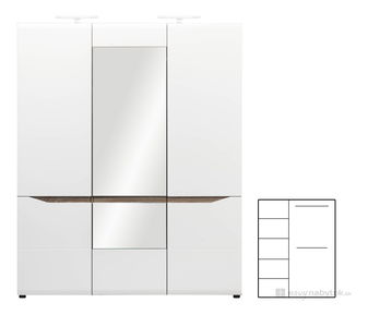 Šatní skříň Lynna LI 9