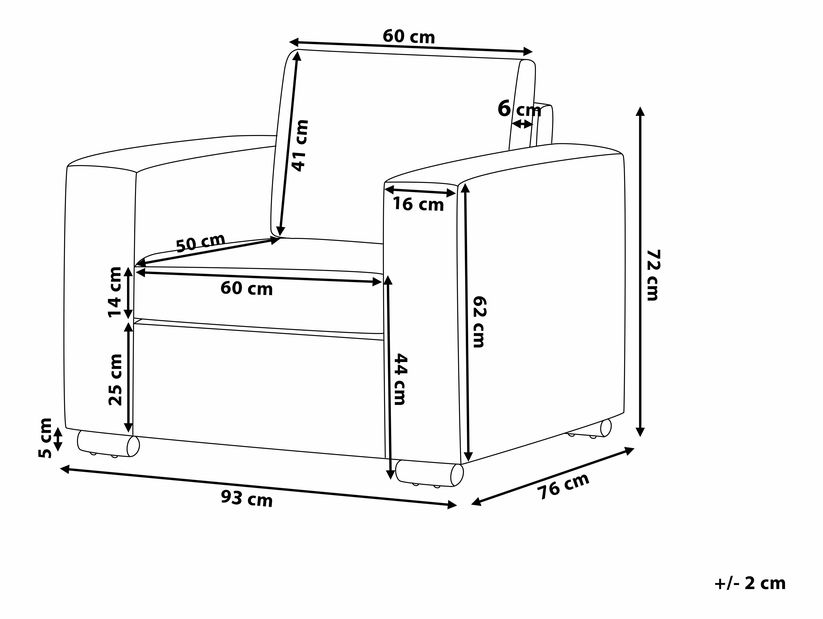 Sedací souprava Heinola (hnědá)